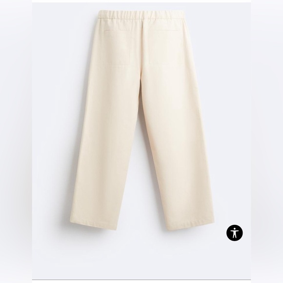 Zara Cotton Pants- NWT - Picture 3 of 8